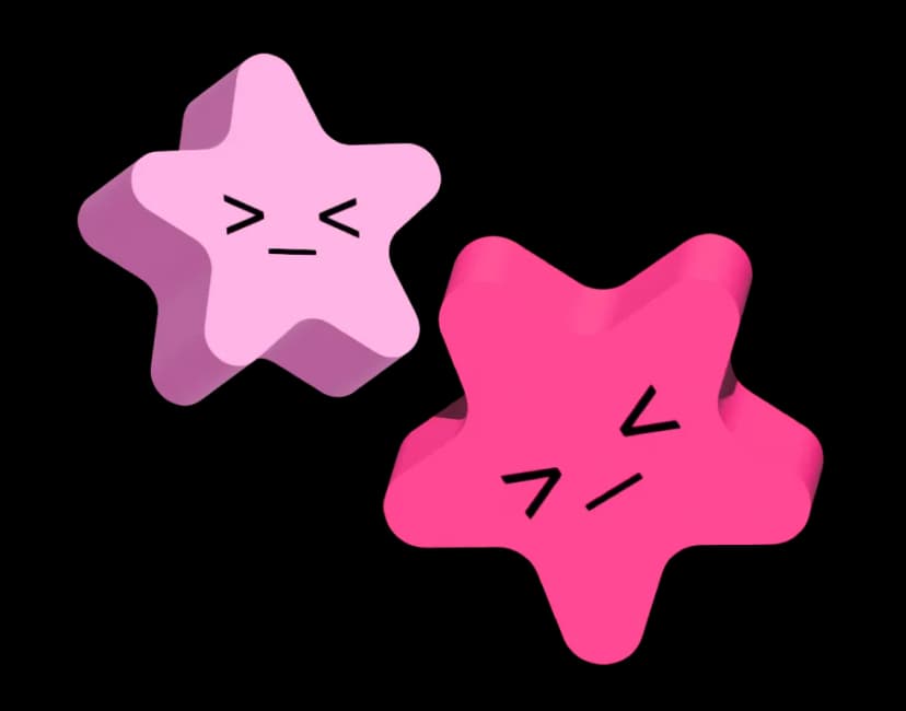 Sticker Estrellas 3D
