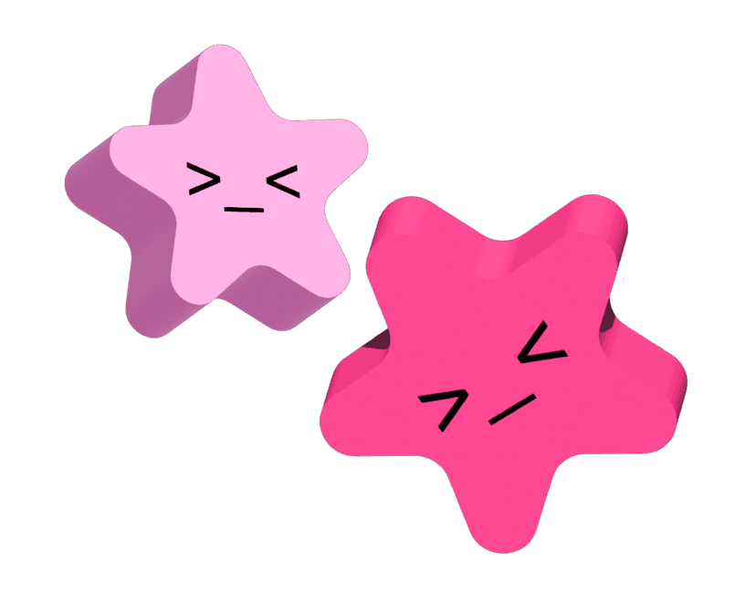 Sticker Estrellas 3D